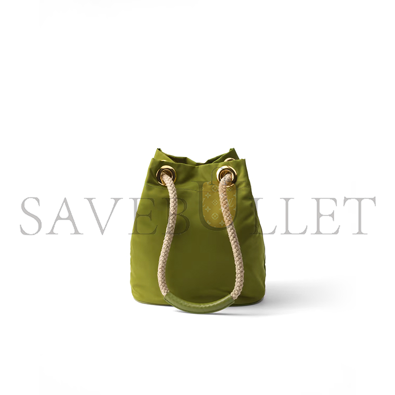 Pra*a mariner re-nylon small bucket bag 1be082 (28*23.5*16.8cm)
